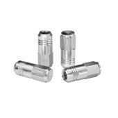 D1Spec Replica EW M12x1.25 Silver Wheel Lug Nuts - 20 Pack