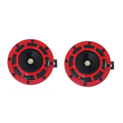 BlastTone 335-400Hz Car Horn - High-Performance Red Alert