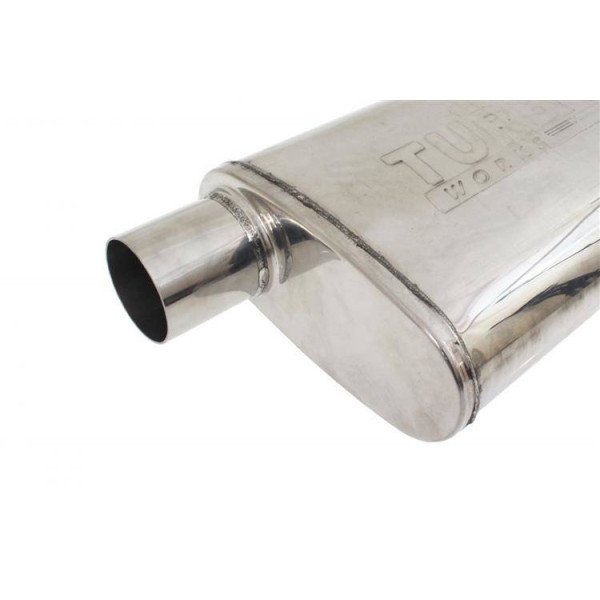 76mm LT 409SS Rear Center Muffler - 355mm Length