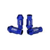 D1Spec Replica Race M12x1.5 Blue Wheel Lug Nuts - 20 Pack