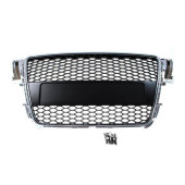 RS-Style Chrome-Black Grill for Audi A5 8T (07-10) PDC