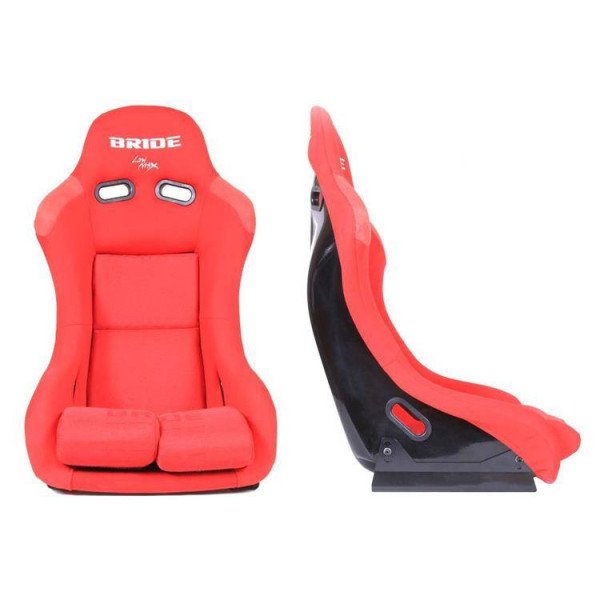 GTR Bride Velvet Red Racing Seat - Premium Comfort & Style