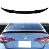 Gloss Black ABS Spoiler for Honda Civic XI FE - Stylish Upgrade