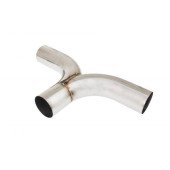 304SS Exhaust Tee 180° 76mm x 76mm - Durable Stainless Steel