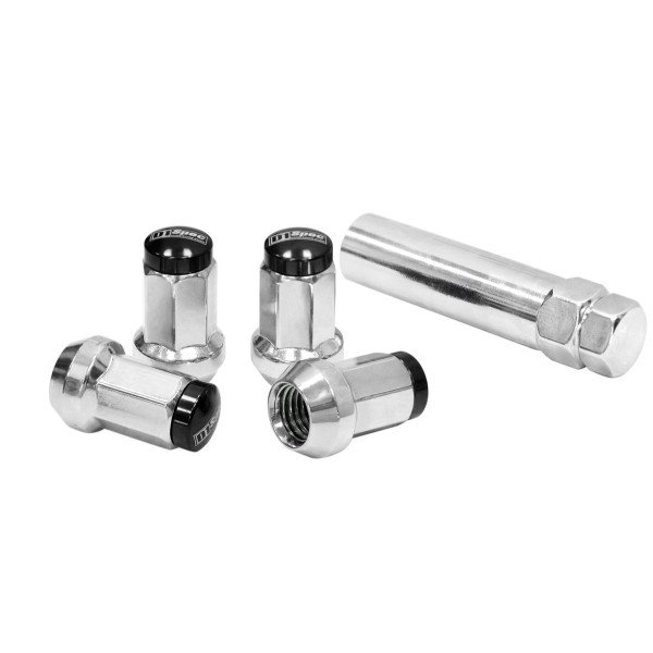 Forged Wheel Lug Nuts D1Spec Stal 12x1.25 Silver/Black
