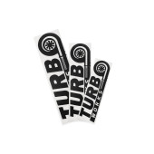 Sticker TurboWorks Black 20cm