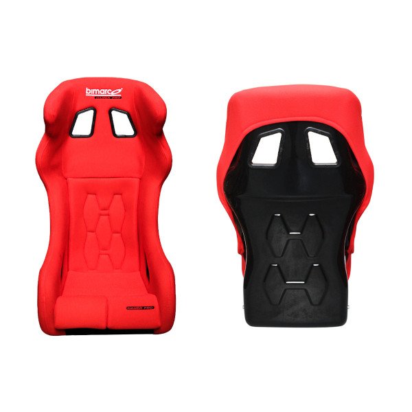 Bimarco Hamer PRO Racing Seat - Red Welur, FIA Approved