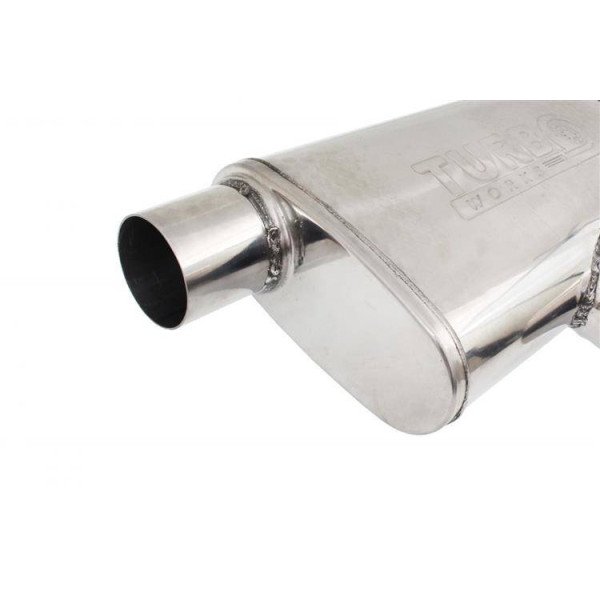 76mm Rear Center Muffler LT 304SS - 410mm Length