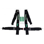 4-Point Black Takata Replica Racing Seat Belts - Safety Harness