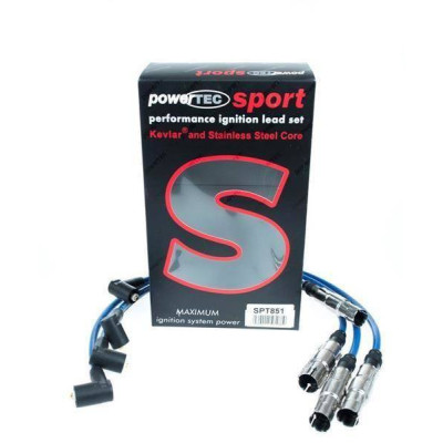 PowerTEC Blue Ignition Leads for Audi A3 A6, VW Golf, Seat Leon