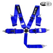 Quick Release 5-Point Racing Seat Belts - SFI Approved Blue