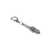Keychain Ignition Plug Silver