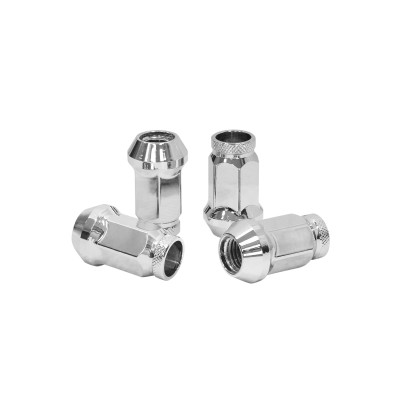 D1Spec Stal Chrome Forged Wheel Lug Nuts 12x1.25 - Durable & Stylish