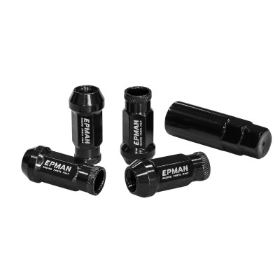 Epman JDM M12x1.25 Black Wheel Lug Nuts - Durable & Stylish