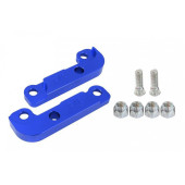 BMW E46 25% Blue Turn Angle Adapters - Precision Fit