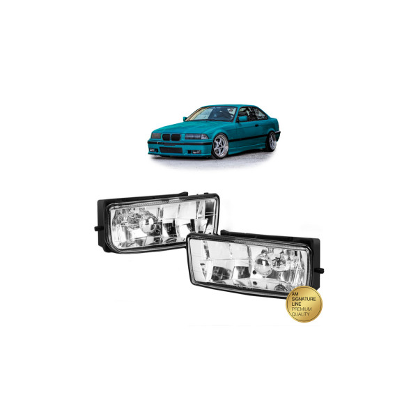 BMW E36 Compact Fog Lights - Enhanced Visibility Upgrade
