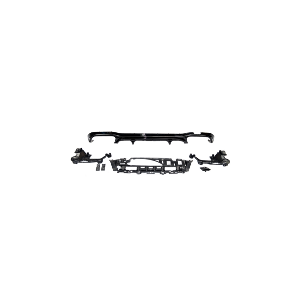 Mercedes-Benz E-Class W213 S213 Rear Black Diffuser Upgrade