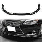 Gloss Black Front Splitter for Lexus ES VII - Stylish Upgrade
