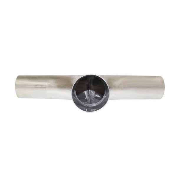 180° Exhaust Tee 70mm 304 Stainless Steel - Durable & Reliable