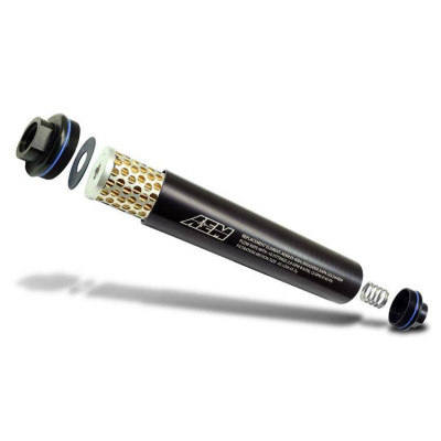 AEM 25-201BK Fuel Filter 7UM AN10 - High Performance Filter