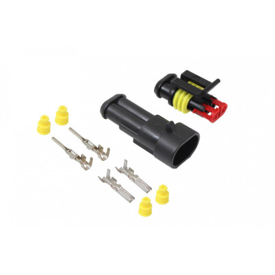 2-Pin Waterproof Superseal Connector for Reliable Connections