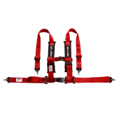 Red Racing Seat Belts E4 Approved - Secure & Stylish Safety