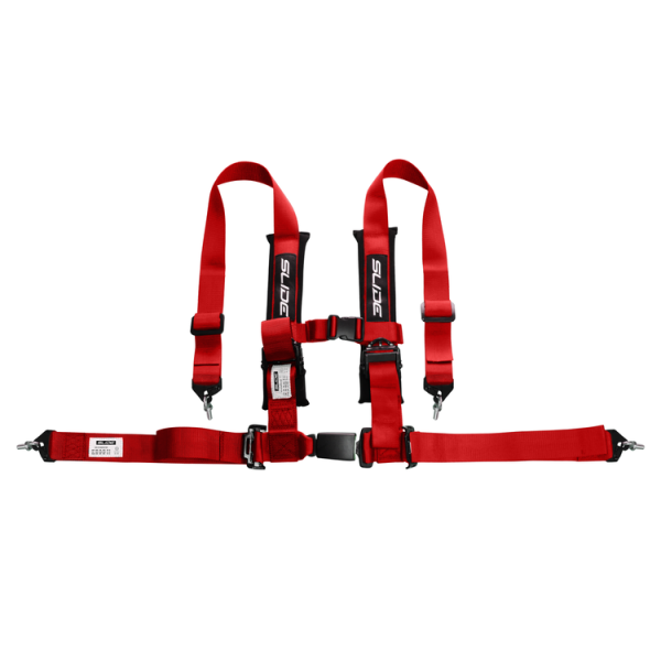 Red Racing Seat Belts E4 Approved - Secure & Stylish Safety