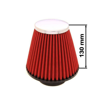 Simota Red Air Filter H:130mm DIA:80-89mm JAU-X02108-05