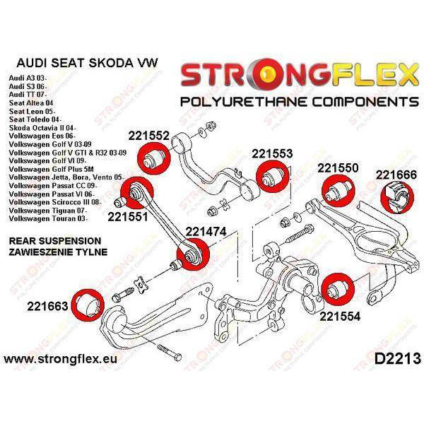 Rear lower spring mount outer bush SPORT