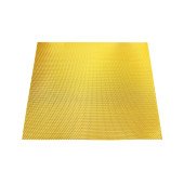 Gold Heat Shield Embossed Aluminum 0.5mm - 60x60cm