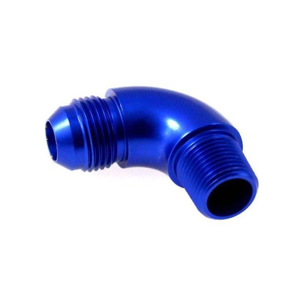 90° AN6 to 1/2 NPT Full Flow Fitting - High Performance