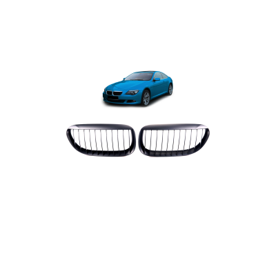 Matt Black Single Line Grill for BMW 6 E63 E64 Models