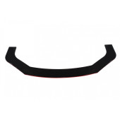 Gloss Black Universal Front Bumper Splitter Kit - 3 Pieces