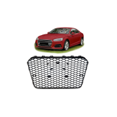 Gloss Black Grill for Audi A5 F5 - Sleek Upgrade Accessory