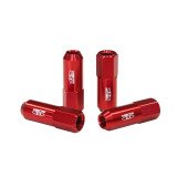 Blox Replica 60mm M12x1.25 Red Wheel Lug Nuts - Durable & Stylish