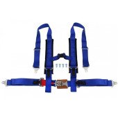DTM 4-Point Racing Seat Belts - Blue, Secure & Stylish