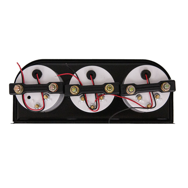 KET 52mm 3-in-1 Gauge Kit: Volt, Oil Temp & Pressure VDO Style