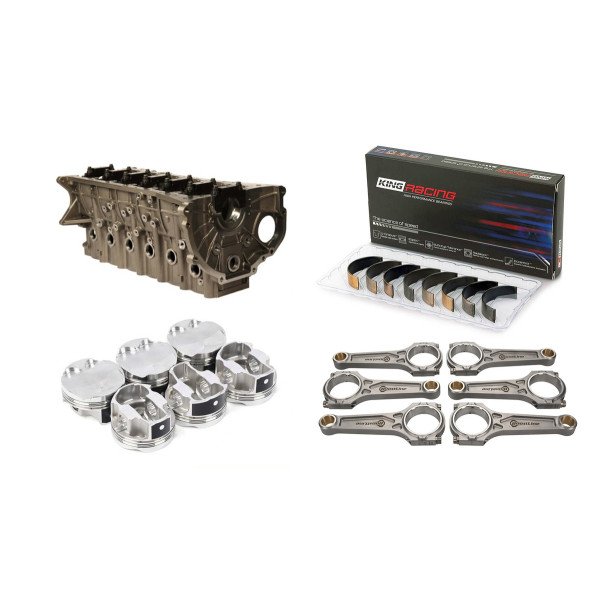 Toyota 2JZ Dart Iron Eagle JE Pistons Boostliner Kit 1500HP