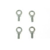 "4-Pack 7/16" Seat Belt Harness Eye Bolts for Secure Installation"