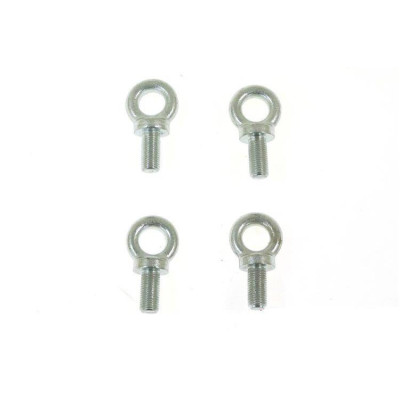 "4-Pack 7/16" Seat Belt Harness Eye Bolts for Secure Installation"