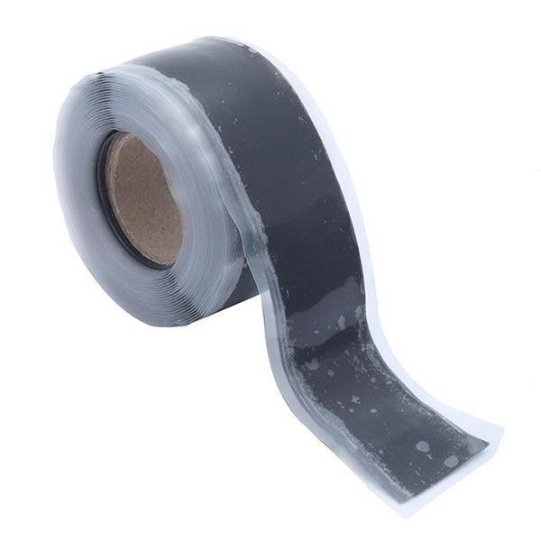 Self-Fusing Silicone Tape 50mm x 3.5m - Black, Durable Seal