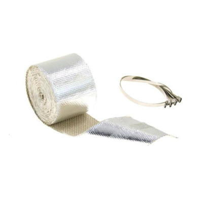 5m Aluminum Heat Wrap for Intake + Zip Ties - High Performance