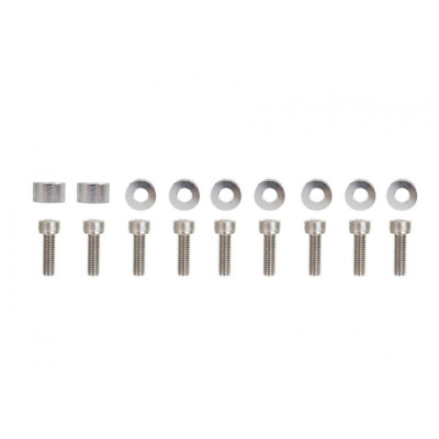 JDM Silver Decorative Screws M8x1.25, 25mm - Stylish Fasteners