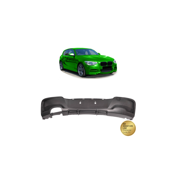 BMW 1 Series F20 F21 Rear Diffuser Matte Black Upgrade