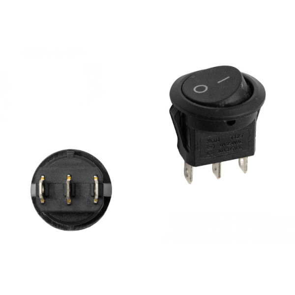 Compact Round Mini ON-OFF Switch 2PIN for Easy Control