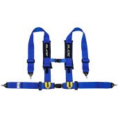 Dark Blue Racing Seat Belts Slide V2 E4 3" 4P