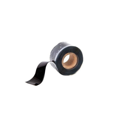 Self-Fusing Silicone Tape 25mm x 3.5m - Black, Durable Seal