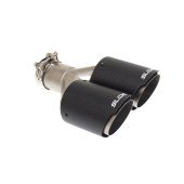 89mm Double Exhaust Pipe with 63.5mm Slide Fit Connection