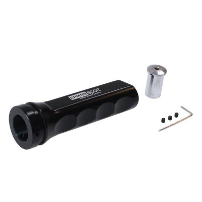 Premium Black Aluminum Handbrake Holder for Enhanced Control