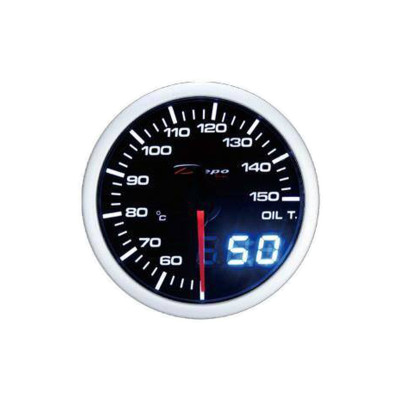 Depo Dual 60mm Oil Temperature Gauge - Precision Monitoring